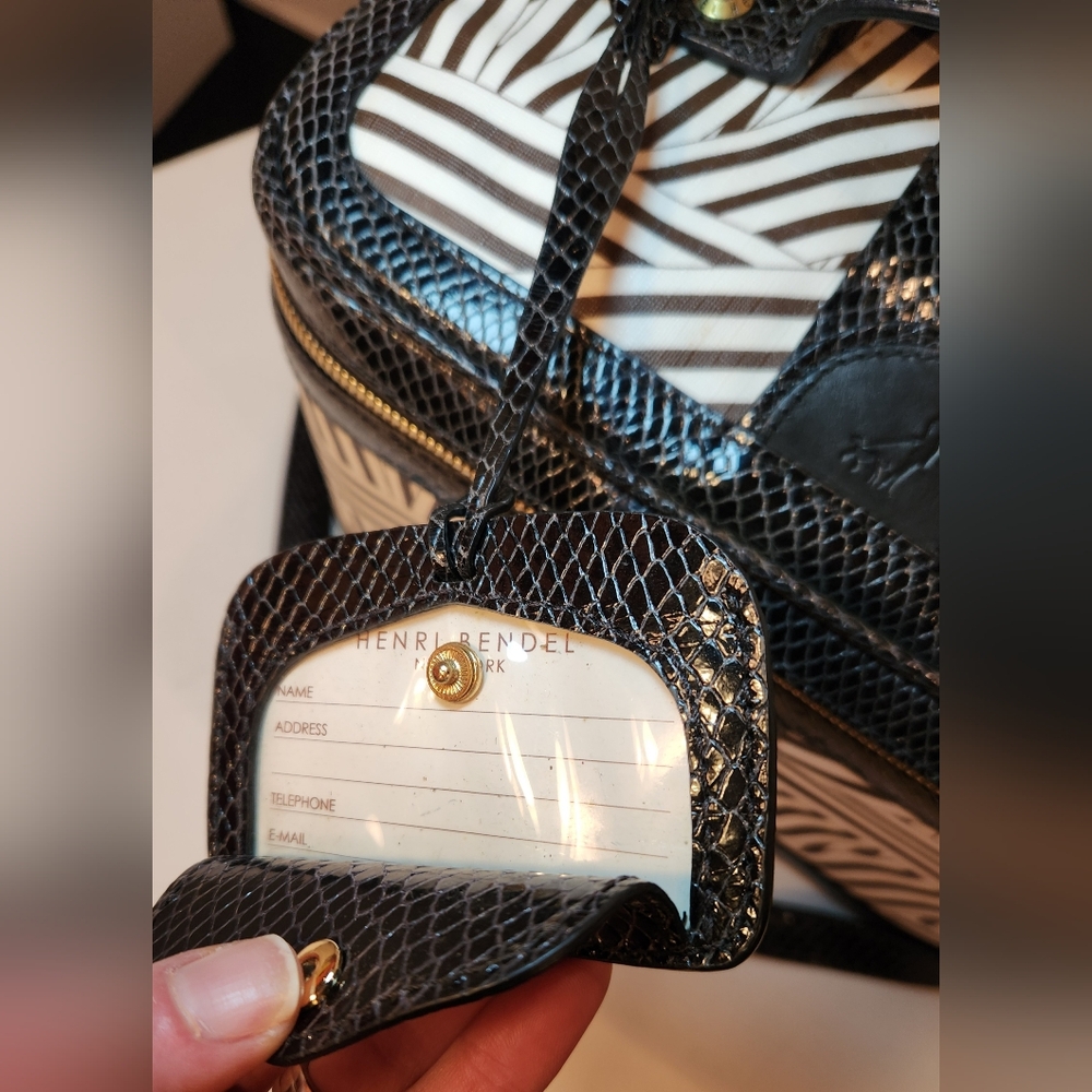 Henri Bendel Disturbed Pattern Train Case - image 7